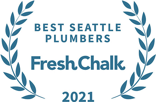 Rated one of Seattle's Best Plumbers by Fresh Chalk